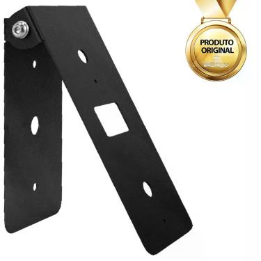 Imagem de Suporte Preto Articulado de Parede Para Leitor Reconhecimento Facial U