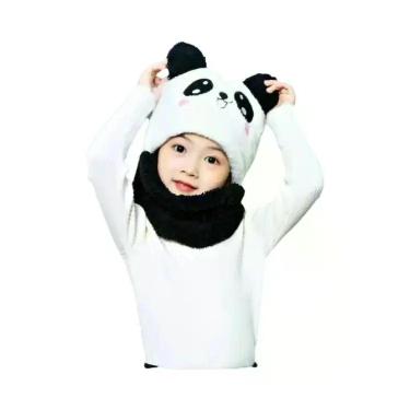 Imagem de Gorro E Cachecol De Inverno Para Meninas E Meninos Com Estampa De Dese