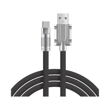 Imagem de Cabo USB Tipo-C De Silicone Líquido Super Rápido De 120W 6A Para Xiaom