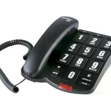 Imagem de Telefone C/ Fio Tok Fácil Preto Teclas Grandes 4000034 - INTELBRAS