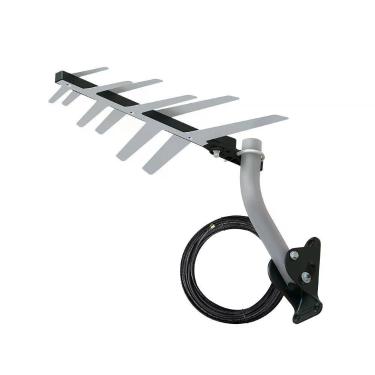 Imagem de Antena Externa Digital para Tv Aquário DTV-1500 2 em 1 HDTV UHF com Mastro e Cabo Coaxial 10 Metros