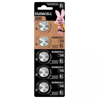 Imagem de Pilha Moeda Lithium 3V CR2032 com 5 Unidades Duracell
