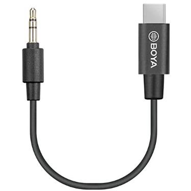 Imagem de BOYA Adaptador de áudio TRS para Tipo-C de 3,5 mm by-K2, adaptador USB tipo C para macho, cabo dongle, fone de ouvido compatível com Samsung Galaxy S22 S21 S20 Ultra S20 + Note 20 10 S10 S9 Plus, iPad Pro