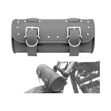 Imagem de Bolsas Laterais De Couro Para Motocicleta, Bolsas De Armazenamento Par