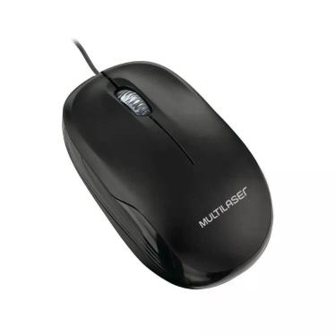Imagem de Mouse Multilaser Box Óptico com Fio USB 1200DPI Preto MO255