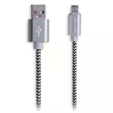 Imagem de Cabo Micro 1,5m Usb Multi Cinza - Wi341 - Padrão