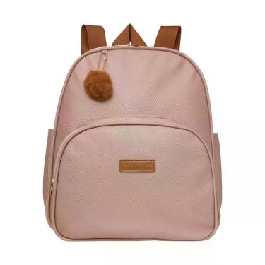 Imagem de Mochila de Maternidade Pirulitando Baby Amor De Mãe Rose, Rosa