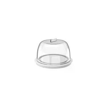 Imagem de Porta Queijo Minas Break Branco Fechado - Martiplast