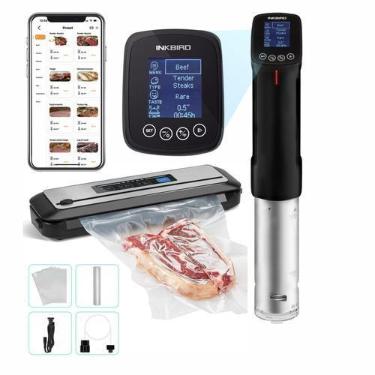 Imagem de Fogão Sous Vide e selador a vácuo Inkbird ISV-100W com receitas