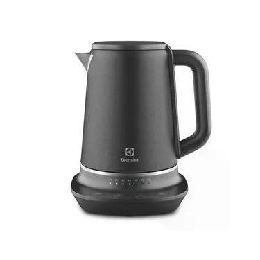 Imagem de Chaleira Elétrica Electrolux Inox Preta Expert com Tecnologia PerfectSense EKP70