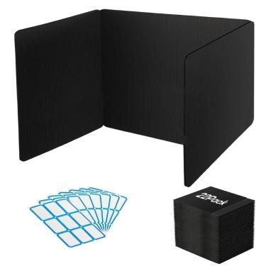 Imagem de Divisórias de Mesa Impermeáveis TTSZNB - Pacote com 22 Unidades