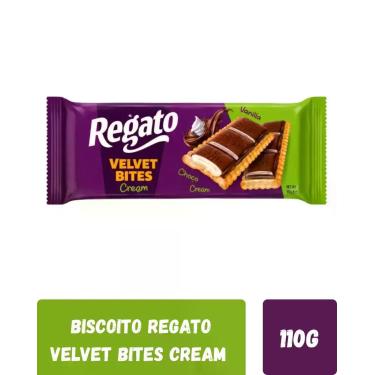Imagem de Biscoito regato velvet bites cream 110g