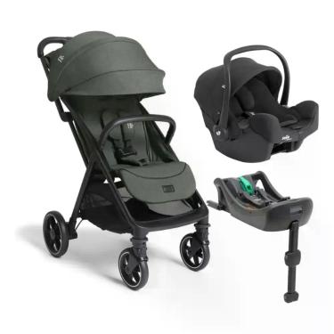 Imagem de Carrinho de Bebê Parcel LX Evergreen + Bebê Conforto Raven + Base I-Sn