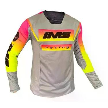 Imagem de Camisa Ims Sprint Slim, CINZA/ROSA, GG