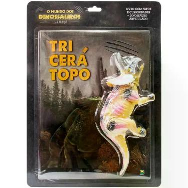 Imagem de Livro - Mundo dos Dinossauros, O - Leia & Brinque: Tricerátopo