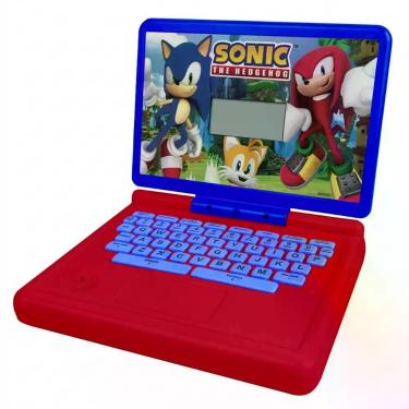 Imagem de Notebook Infantil Eletrônico Bilíngue - Sonic - Candide, Azul
