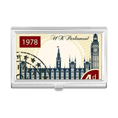 Imagem de Carimbo do Parlamento de Londres, Inglaterra, Grã-Bretanha, Reino Unido, porta-cartões