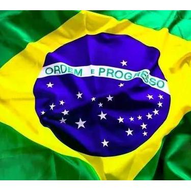 Imagem de Kit 3 Bandeira Do Brasil - 1,50x0,90mt Gigante Envio Imediato - Max Ba
