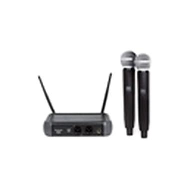 Imagem de Microfone Sem Fio LM-258U PLL Lexsen UHF Com 2 Bastões
