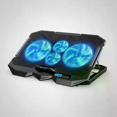 Imagem de Suporte Gamer Notebook 4 Coolers Ventoinhas Mesa Projetada - Sem marca
