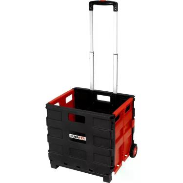 Imagem de Caixa de Ferramentas Compacta Desmontável com Rodas Preto Bumafer 40CM