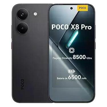 Imagem de Smartphone Poco X8 Pro 8GB RAM 256GB Black Global - Xiaomi Poco X8 Pro