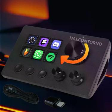 Imagem de Controlador de Streaming HALCONTORNO N3E para PC e Mac