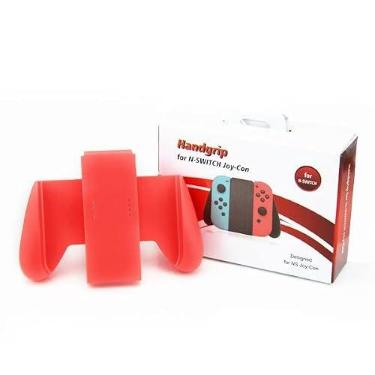 Imagem de Grip Suporte De Controle Para Nintendo Switch Vermelho