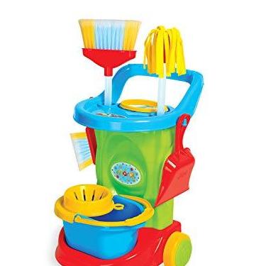 Imagem de Maral Carrinho De Limpeza Cleaning Trolley Caixa Multicor