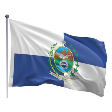 Imagem de Bandeira Rio de Janeiro Estampada Dupla face - 0,70 X 1,00m