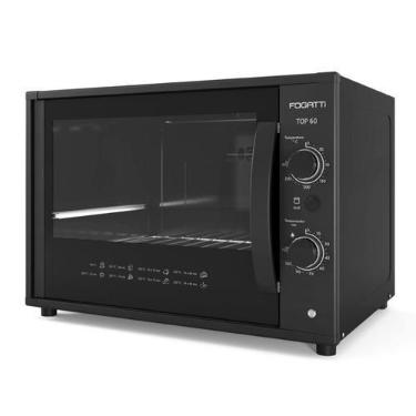 Imagem de Forno Elétrico De Bancada Black Fogatti 60 Litros Top60, 110V