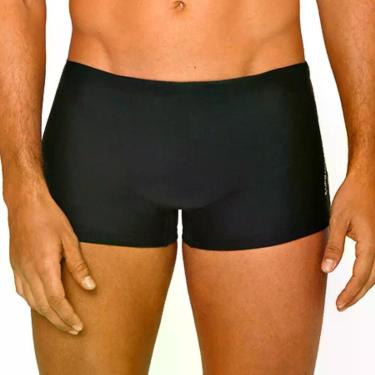 Imagem de Sunga Boxer Praia Lisa Proteção UV50+ Adulto Lupo 28974-001, Preto, M