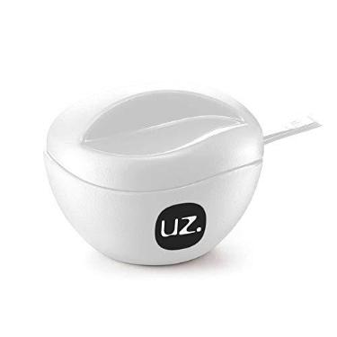 Imagem de Açucareiro Plástico Para Servir Com Tampa Colher Bpa Free Uz cor:Branco