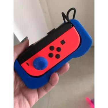 Imagem de Suporte Controle Nintendo Switch Joy-Con De encaixe - 3DMIX, LARANJA