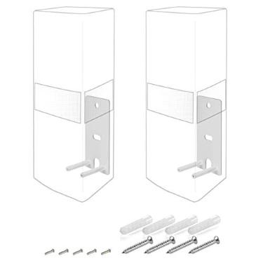 Imagem de Suportes de parede Dinghose compatíveis com alto-falantes Bose Surround 700, OmniJewel Lifestyle 650 Home Entertainment System (branco)