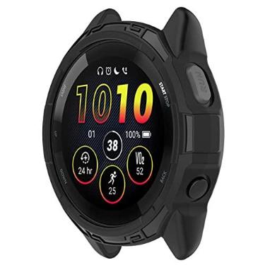 Imagem de Disscool Capa Protetora Compatível Com Garmin Forerunner 265, De Tpu Macio E Antiqueda, Acessórios Para Relógio Inteligente (Preto)