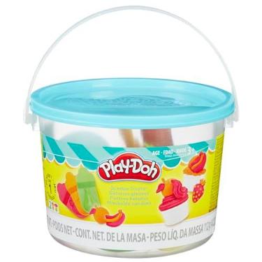 Imagem de Play-Doh – Minibalde − Conjunto de Massinha Com 2 Cores, 7 Ferramentas e Balde Reutilizável - Produto Sortido - Não é Possível Escolher o Modelo - Presentes para Crianças a Partir de 3 Anos