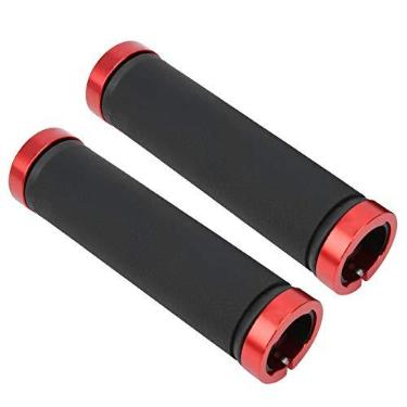 Imagem de 01 Aderência para guidão de bicicleta, manopla para bicicleta, guidão de bicicleta, capa para guidão de bicicleta de montanha para loja de reparo de bicicletas (anel preto e vermelho)
