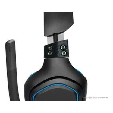 Imagem de Kit 2 Lados Peça Tampa Reposição Fone Logitech G231 G 232 - V I X 3 D
