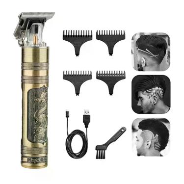 Imagem de Maquininha Barbeador Dragão Retro Barba Cabelo - BELLATOR, Bivolt