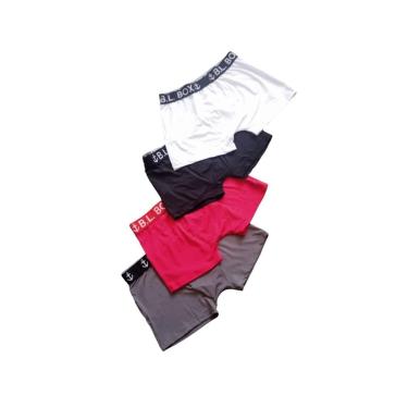 Imagem de Kit de 10 Cueca Boxer poliamida - Belly, Vinho, P