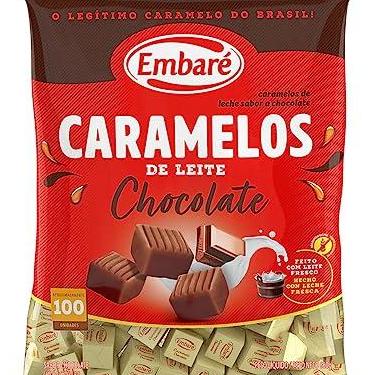 Imagem de Embaré Caramelos Sabor Chocolate 660g