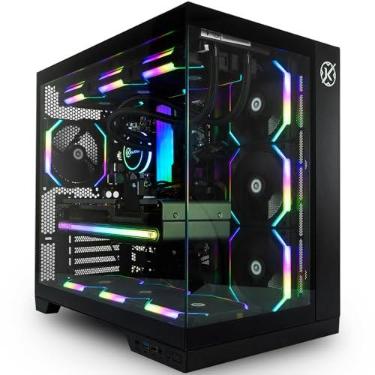 Imagem de Gabinete Gamer Kalkan Asgard Preto Aquário sem fans KLK00040