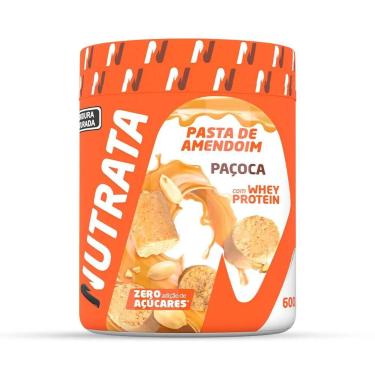 Imagem de Pasta de Amendoim Proteica com Whey Protein - 600g - Nutrata, Paçoca