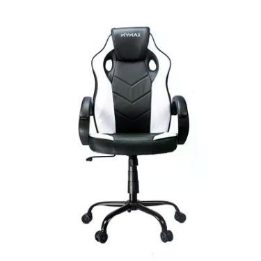 Imagem de Cadeira Gamer Mymax Mx0, Suporta Até 120kg, Giratória, Preto E Branco