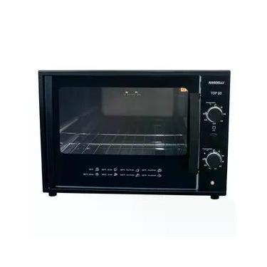 Imagem de Forno Elétrico de Bancada Nardelli Top 60 60L 1750W com Timer e Grill Preto 110V