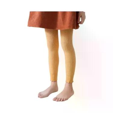 Imagem de Leggings De Algodão Com Renda Para Meninas, Calças Justas Para Criança