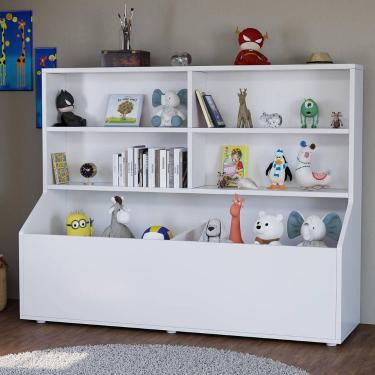 Imagem de Estante Organizadora Infantil Montessoriana 5 Nichos Amplos Para Brinq