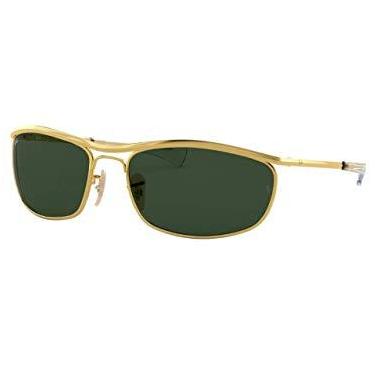 Imagem de Óculos de Sol Ray-Ban Olympian I Deluxe 0RB3119M 001/31 Tam 62 / Ouro - Lentes Verde