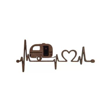 Imagem de Plaquinha Trailer Viagem Saude Motorhome Natural Cru Mdf 3mm [f031]